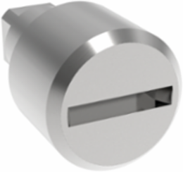Lock Insert, Slotted, Steel, Black Textured Finish, 0.08 lbs