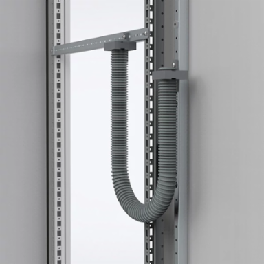 Cable Conduit 48 mm Diameter, 25 m Length, Polyethylene, Gray, Smooth Finish