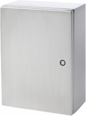 Concept Wallmount Enclosure, 16x12x8 Inch, Type 4X, Stainless Steel