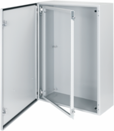 Swing-Out Rack Frame, fits 30.00x24.00 inch enclosure, Gray, Mild Steel