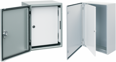 Concept Swing-Out Panel 20 Inch x 20 Inch Steel Light Gray