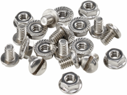 CleanTray Fastener Package, 1/4 Inch x 2.00 Inch, Stainless Steel