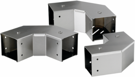 90-Degree Elbow CleanTray, 3 Inch x 3 Inch, Stainless Steel, Brushed Finish