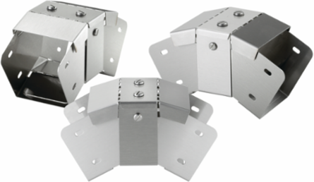 Variable-Angle Elbow Fitting CleanTray, 3.00x3.00, Brushed, SS304
