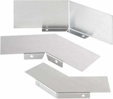 Stainless Steel CleanTray Divider 45-Degree Elbow, 4 Inch x 4 Inch