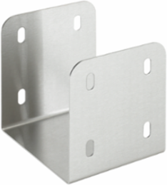 U-Connector CleanTray, 4.00x4.00, Brushed, SS304