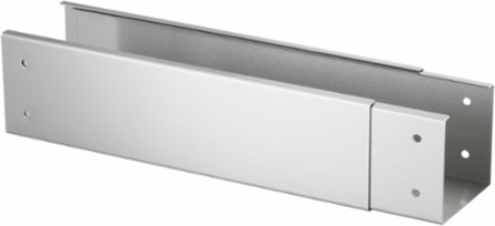 Telescopic Straight Section CleanTray, 4.00x6.00, Brushed, SS304