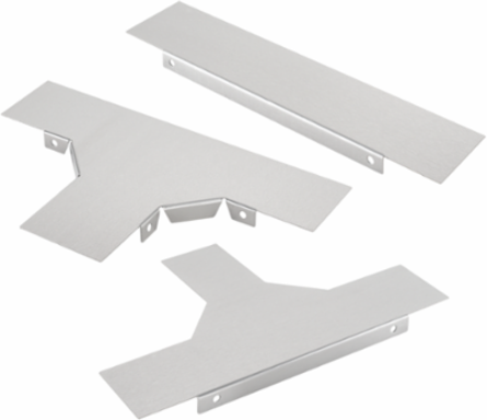 Divider CleanTray 90-Degree Tee Top Cover 6 Inch x 6 Inch Brushed SS304