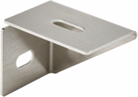 Wall Bracket CleanTray, 6.00x6.00, Brushed, SS304