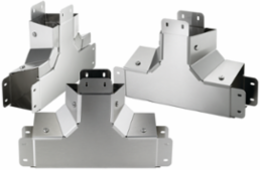 90-Degree Tee CleanTray Inside Cover Sloped 4 Inch x 6 Inch Brushed SS304