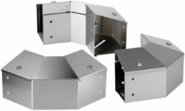 CleanTray 90-Degree Elbow Top Cover, 6 Inch x 6 Inch, SS304 Brushed