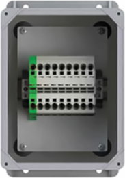 Solar Combiner Box 20pr, 21.32x17.32x11.57 Inch, Fiberglass, NEMA Type 3