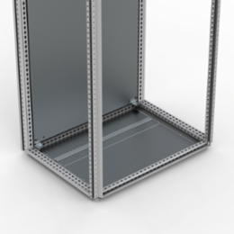 Ventilated Bottom Plate, CVB, 23x1000x400mm, Galvanized, Mild steel