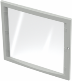 Concept Hinged Window Kit 310x360mm, IP55, Aluminum, Gray