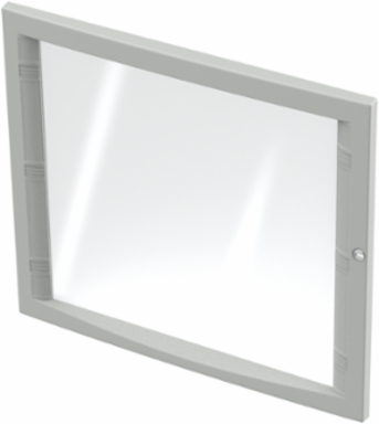 Concept Hinged Window Kit 400x450mm, Gray, Aluminum, IP55