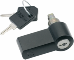 Keylock Handle 2-1/2 x 1-1/32 x 1-9/16 Inch, Black Steel