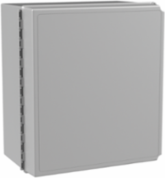 Hinge-Cover WiFi Enclosure 18x16x10 Inch, Fiberglass, IP66, NEMA 4X