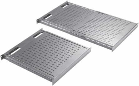 Tool-less Shelf, fits 600-900mm deep, Lt Gray, Steel