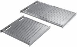 Tool-less Shelf, fits 900-1200mm deep, Lt Gray, Steel