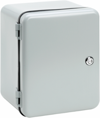 Removable Hinge Quarter-Turn Latch Contoured Type 12, 8x6x6, Gray, Steel