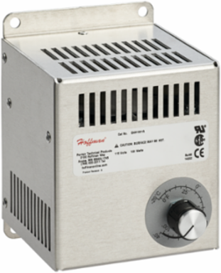 Electric Heater 115VAC 100W 5.50 Inch x 4 Inch x 4 Inch Brushed Aluminum