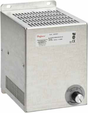 Electric Heater 230VAC 1300W 7.50x5.00x6.53 Inch Brushed Aluminum