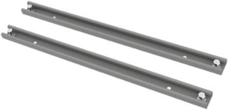 Strut Wall-Mounting Kit D-Box, Lt Gray, Steel