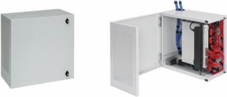 L-Box Type 1 Cabinet 24 Inch x 24 Inch x 12 Inch Steel, IP30, NEMA 1