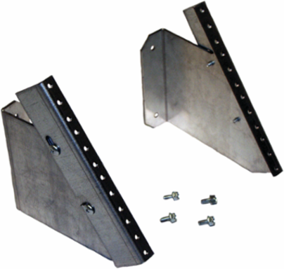 Patch Panel Rack Angles 4RU D-Box, Galvanized, Steel