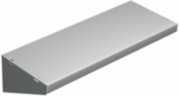 Shelf D-Box, 24.00x8.00, Lt Gray, Steel