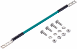 Insulated Ground Jumper Kit 12 Inch Copper, #6 AWG x 7 Stranded