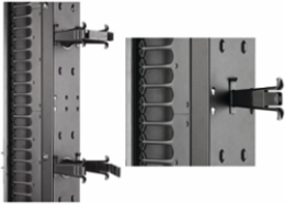 CableTek Post and Gate Kit, 10 Inch Gate Width, Black ABS