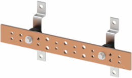 Telecommunications Ground Bar Kits, 0.25x2.00x12.00, Electroplated, Copper