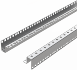 19 Inch Mounting Profile, 2 mm Zinc Plated Steel, 11 Rack Units