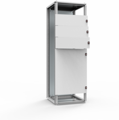 Partial door, 150x800, Mild steel, 3mm double bit lock, IP44