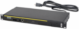 Switched PDU Outlet and Environmental Monitor, fits 19in rack, Black, Steel