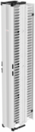 CableTek Vertical Cable Manager, 84 Inch x 11.25 Inch x 21.20 Inch, Aluminum, White