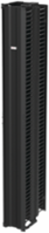 CableTek Vertical Cable Manager, 96 Inch x 11.25 Inch x 21.2 Inch, Black Aluminum