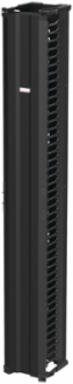 CableTek Vertical Cable Manager 10 Inch x 84 Inch, Black Aluminum, 45 Rack Units