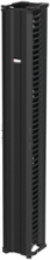 CableTek Vertical Cable Manager 10 Inch x 84 Inch, Black Aluminum, 45 Rack Units