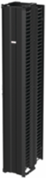 CableTek Vertical Cable Manager, 84 Inch x 13.25 Inch x 21.20 Inch, Aluminum, Black