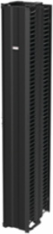 CableTek Vertical Cable Manager 96 Inch x 13.25 Inch x 21.20 Inch, Aluminum, 51 Rack Units