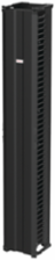 CableTek Vertical Cable Manager 12 Inch x 84 Inch, Black Aluminum, 7 Rack Units