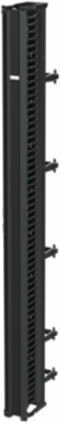 CableTek Vertical Cable Manager Double 6 Inch x 108 Inch, Black Aluminum, 58 Rack Units
