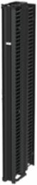 CableTek Vertical Cable Manager 84 Inch x 7.25 Inch x 21.20 Inch, Double Sided, Aluminum, Jet Black