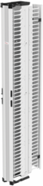 CableTek Vertical Cable Manager, 84 Inch x 7.25 Inch x 21.20 Inch, Aluminum, White