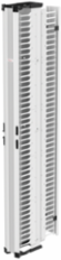 CableTek Vertical Cable Manager, 84 Inch x 7.25 Inch x 21.20 Inch, Aluminum, White