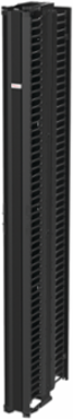 CableTek Vertical Cable Manager, 96 Inch x 7.25 Inch x 21.20 Inch, Black Aluminum