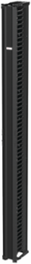 CableTek Vertical Cable Manager, 6 Inch x 108 Inch, Black Aluminum, 58 Rack Units