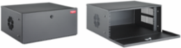 Security DVR and 19-inch Rack Equipment Cabinet Type 1, 6U, Black, Steel